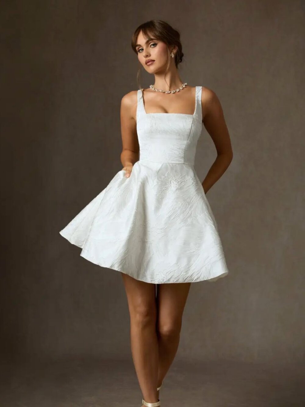 Azazie Regina Dress - Wedding Reception Dress - Size 8 - Excellent Condition